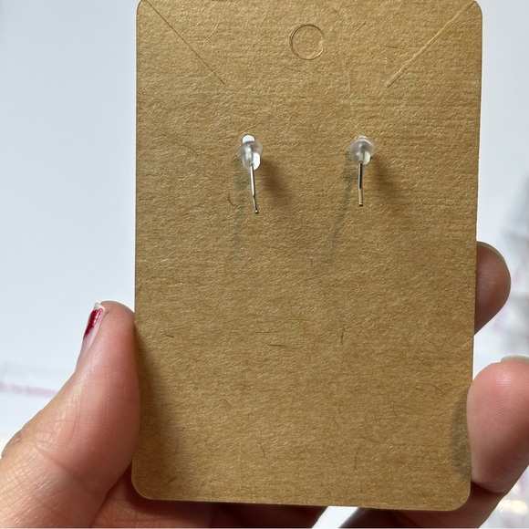 Simple Cat Silhouette on Moon Women’s Dangle Fashion Earrings, Gift for Cat Mom - Picture 4 of 4